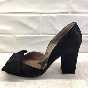 Marni Suede Bow Pumps